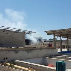 Incendio all'ex Sciala di De Simone