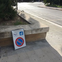 Danni in Piazza Marinai d'Italia