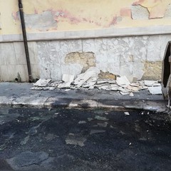 Incendio in via Festa