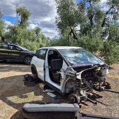 Auto cannibalizzate a Corato