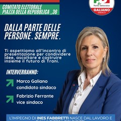 Ines Fabbretti incontra i cittadini con Galiano e Ferrante