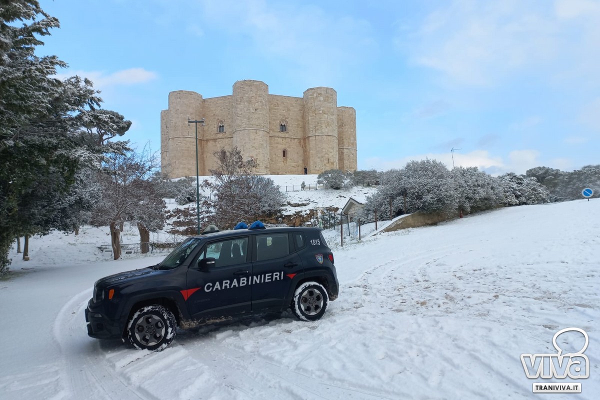 Neve a Castel del Monte