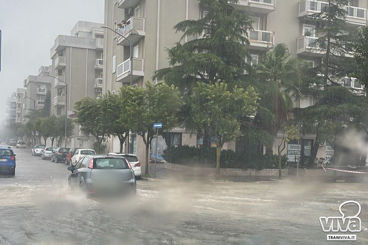 Maltempo a Trani