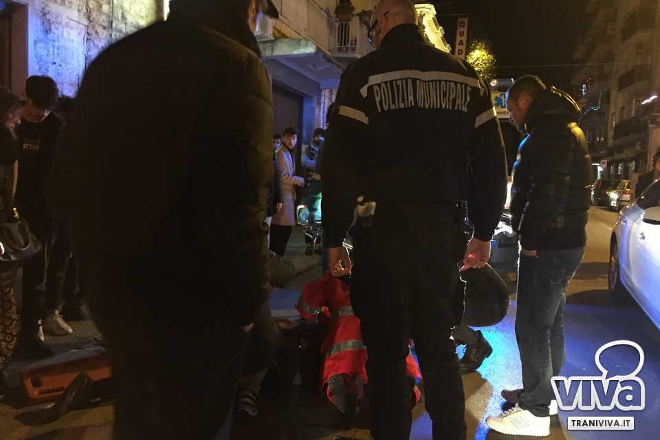 Investito in via Malcangi