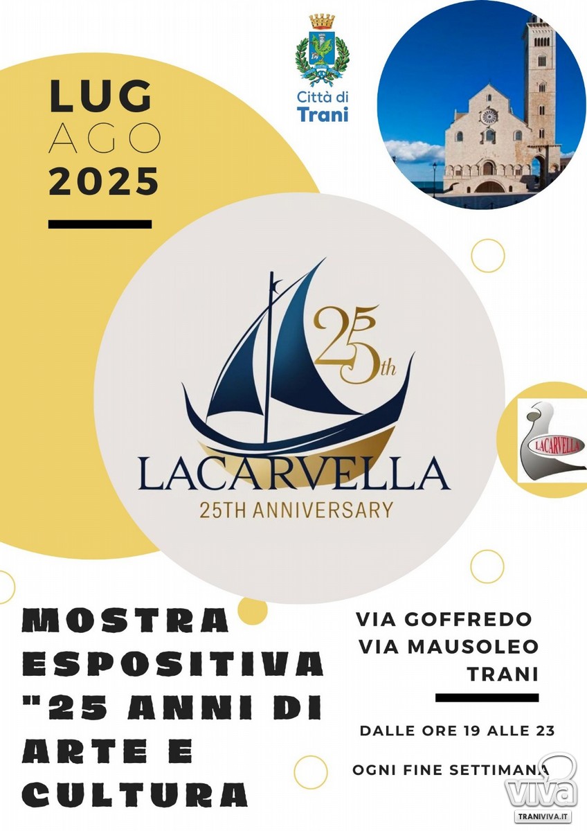 Lacarvella Locandina 2025 Trani
