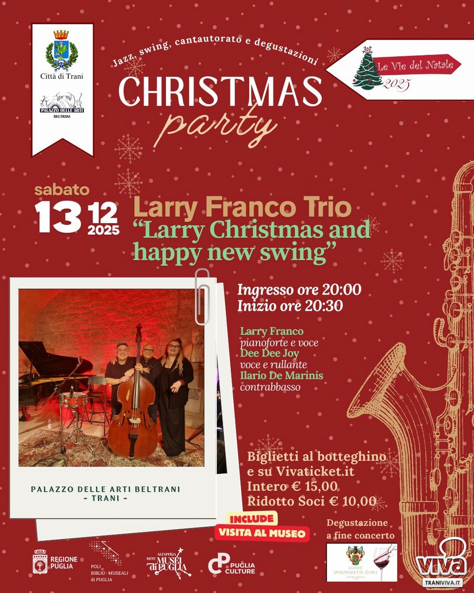 Larry Franco Trio con Larry Christmas and Happy New Swing