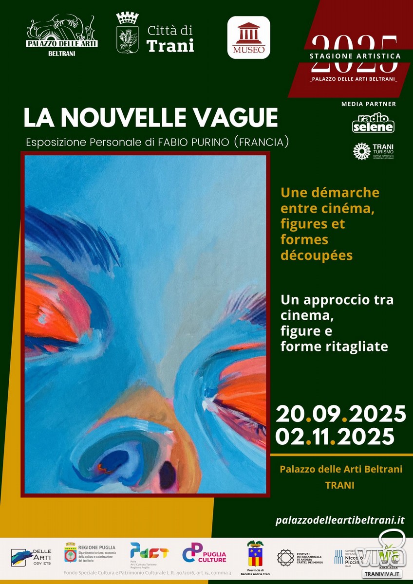 Fabio Purino a Trani: la pittura si fa cinema sulle tele della Nouvelle Vague