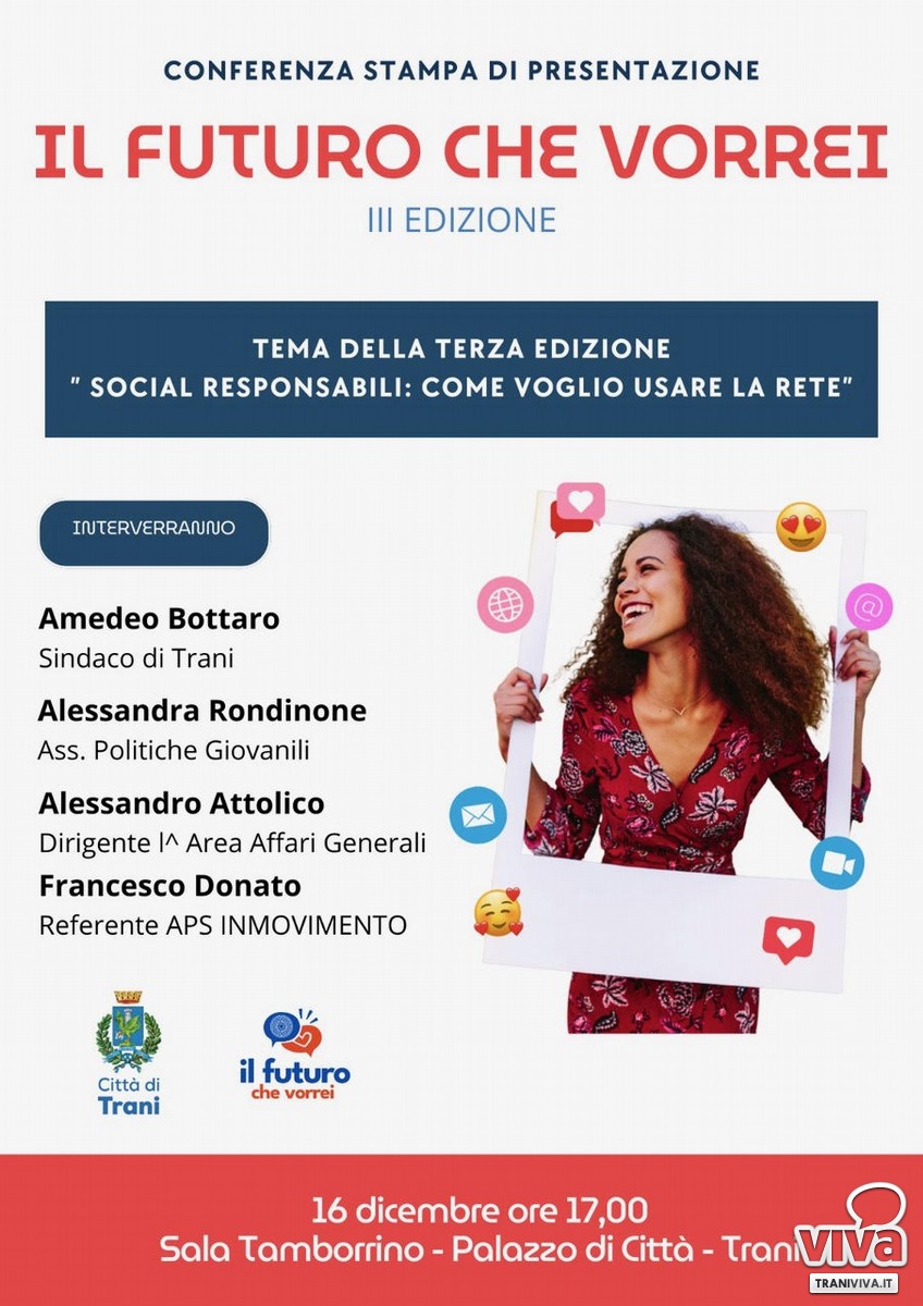 Presentazione della nuova edizione di "Il Futuro che vorrei" a Trani