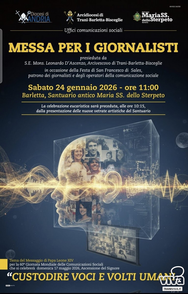 Diocesi di Trani e Andria celebrano insieme San Francesco di Sales