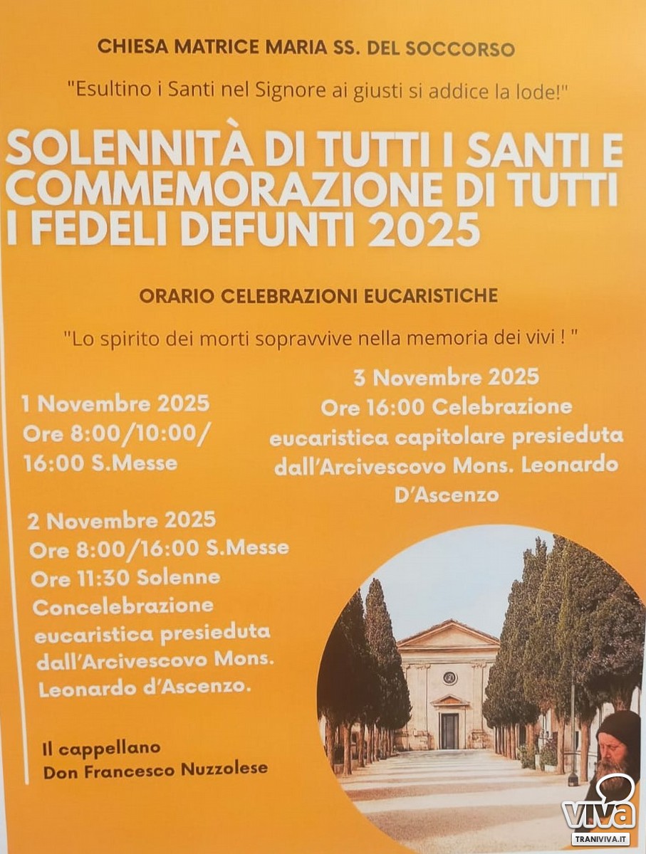 Civico Cimitero Trani - Orari