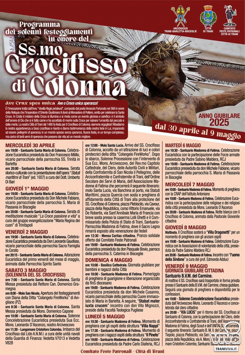 Programma Crocifisso Colonna 2025