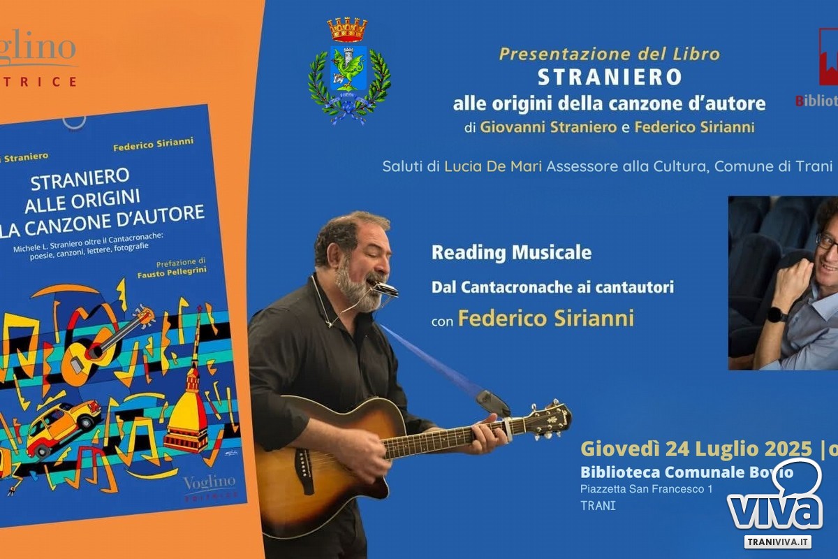 Michele L. Straniero, l'anima pugliese e torinese della canzone d'autore che rivive in un nuovo libro