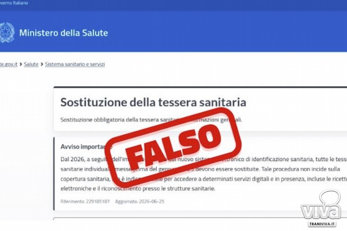 Allarme truffa sulla Tessera Sanitaria