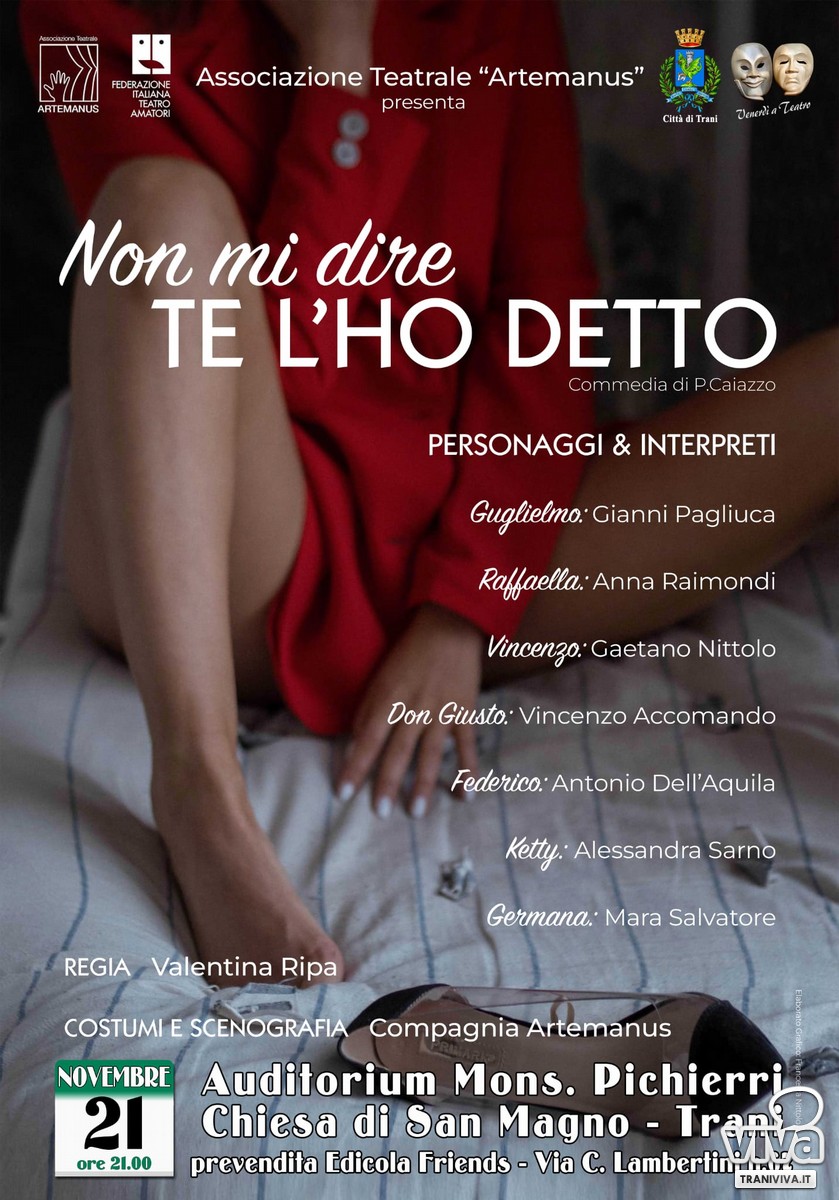 "Non mi dire te l’ho detto" della Compagnia Artemanus