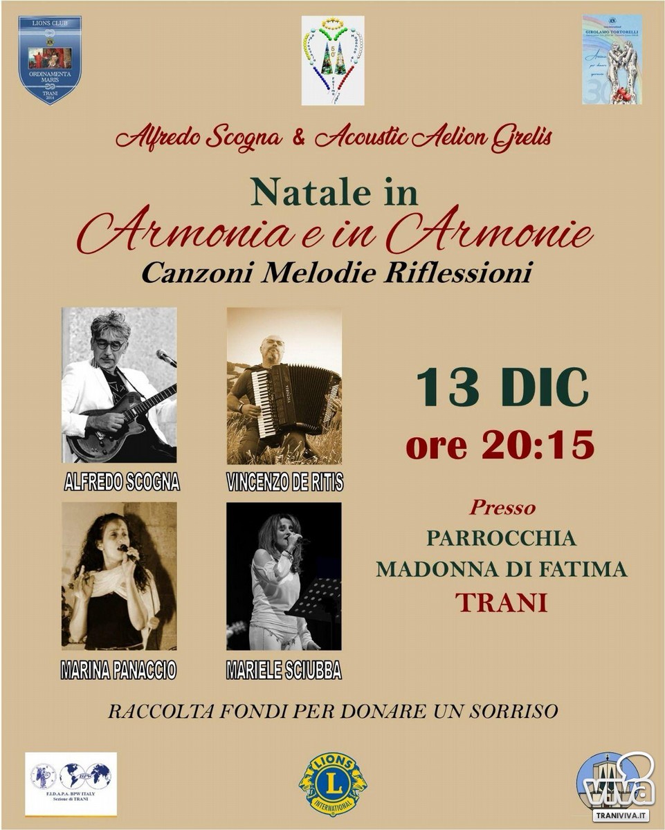 Concerto di Natale di Beneficenza – “Natale in Armonia e in Armonie“