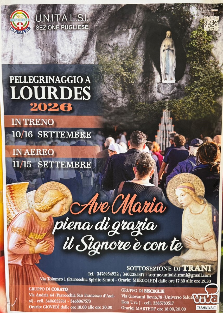Unitalsi Trani Lourdes 2026