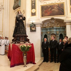 Dopo il restauro, l’Addolorata torna a casa