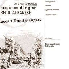 Morte di Alfredo Albanese, rassegna stampa