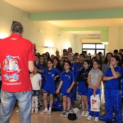 Trani a lezione di volley da Andrea Lucchetta