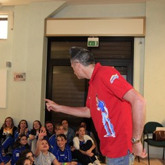 Trani a lezione di volley da Andrea Lucchetta