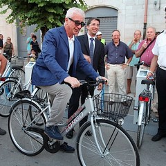 Inaugurazione del servizio di bike sharing a Trani