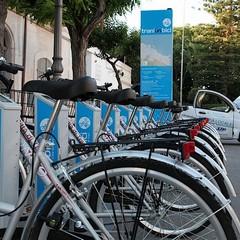Inaugurazione del servizio di bike sharing a Trani