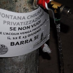 Trani, tutte le fontane pubbliche sigillate nella notte