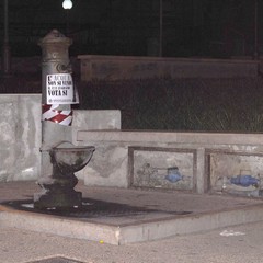 Trani, tutte le fontane pubbliche sigillate nella notte