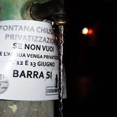 Trani, tutte le fontane pubbliche sigillate nella notte