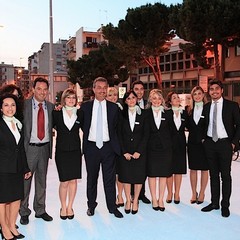 Inaugurazione della fontana sulla rotatoria di via Istria