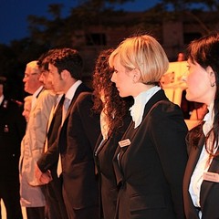 Inaugurazione della fontana sulla rotatoria di via Istria