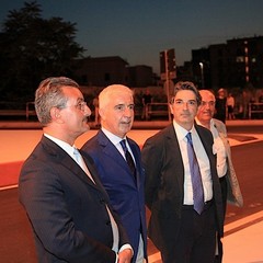 Inaugurazione della fontana sulla rotatoria di via Istria