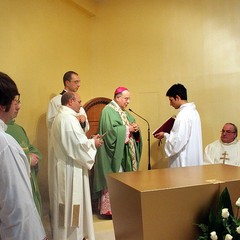 San Magno, prima messa nei locali di via Almirante