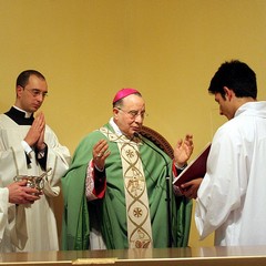 San Magno, prima messa nei locali di via Almirante