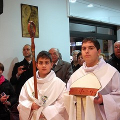 San Magno, prima messa nei locali di via Almirante