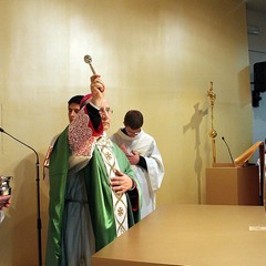 San Magno, prima messa nei locali di via Almirante