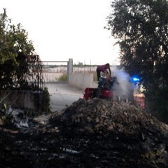 Incendio in via Duchessa D'Andria