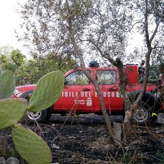 Incendio in via Duchessa D'Andria