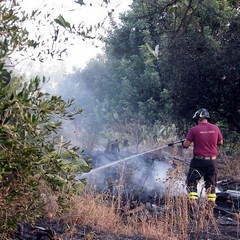 Incendio in via Duchessa D'Andria