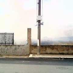 Incendio in via Papa Giovanni