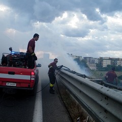 Incendio in via Superga