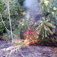 Incendio in via Superga