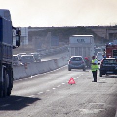Incendio in via Superga
