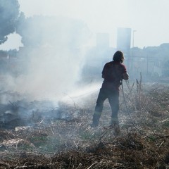 Incendio in via Martiri di Palermo
