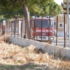 Incendio in via Martiri di Palermo