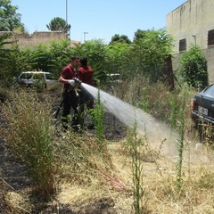 Incendio in via Vecchi