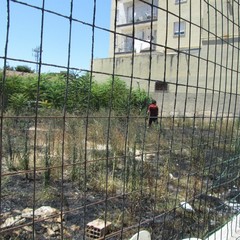 Incendio in via Vecchi