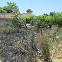 Incendio in via Vecchi
