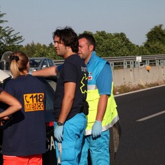 Incidente sulla 16 bis a Trani