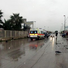 Incidente stradale su via Barletta